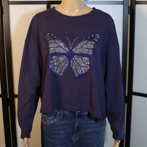 Blue Shirt with Butterfly - Picture 1 of 5